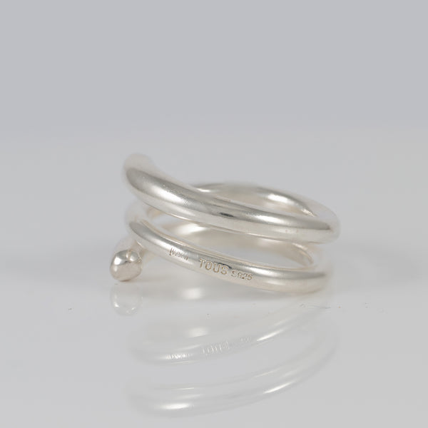 Anillo Tous de Plata 925 Espiral New Hav