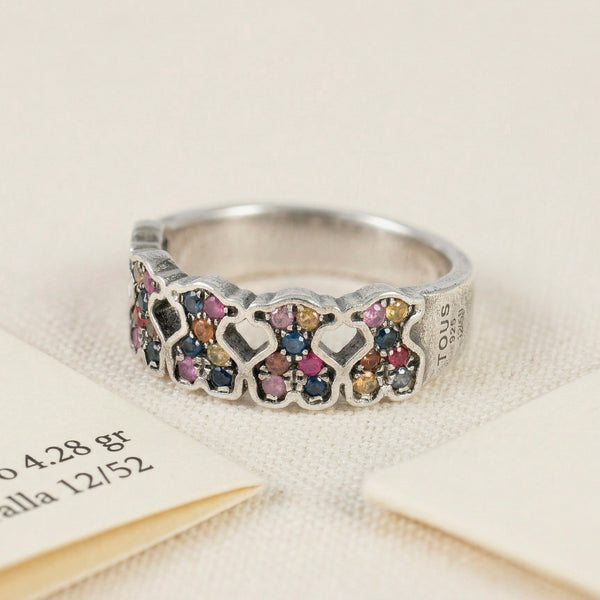 Anillo Tous en Plata Pavonada 925 Fantasy