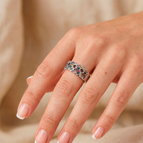 Anillo Tous en Plata Pavonada 925 Fantasy