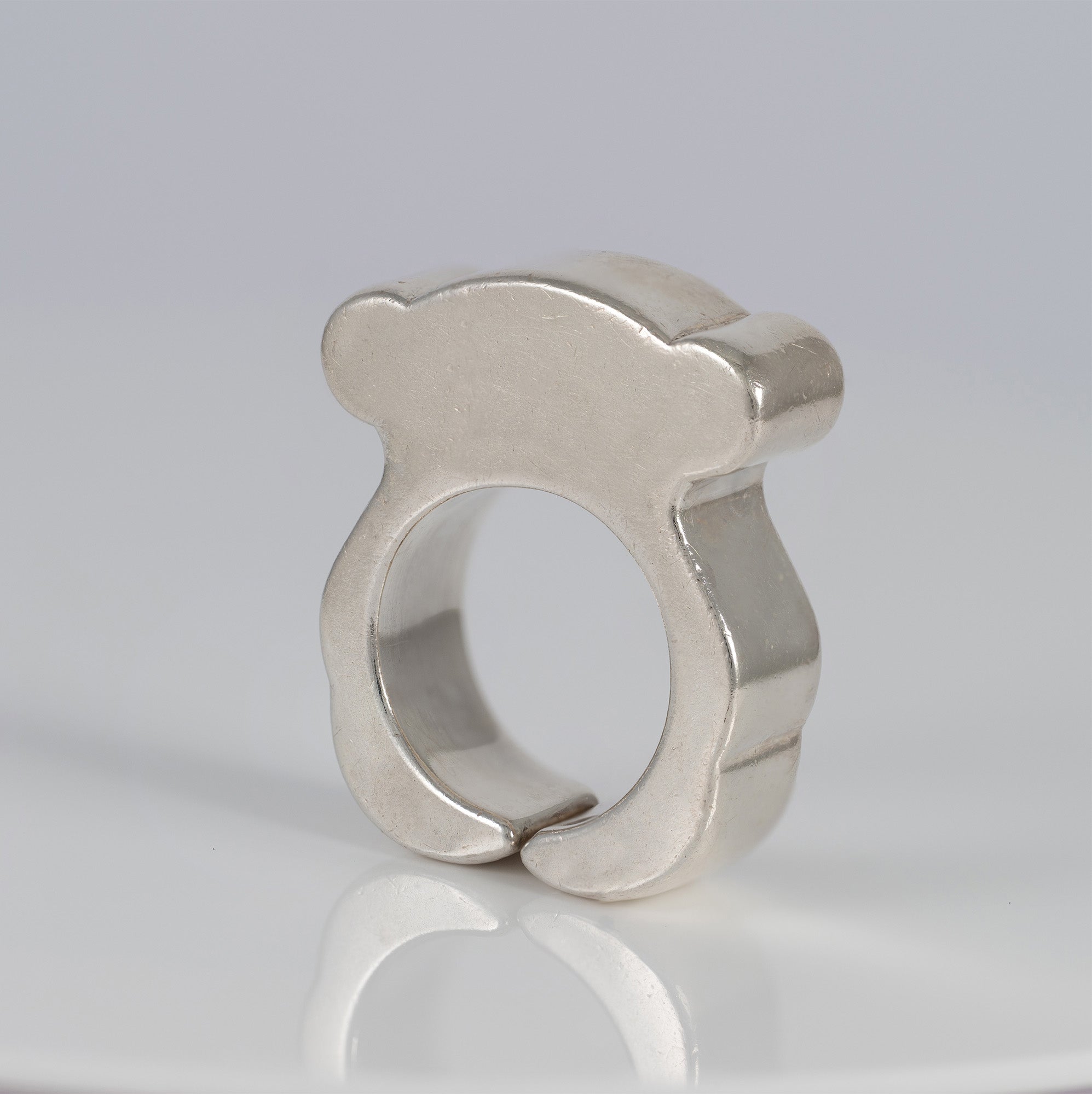 Anillo Tous en plata 925 con forma de oso Sweet Dolls