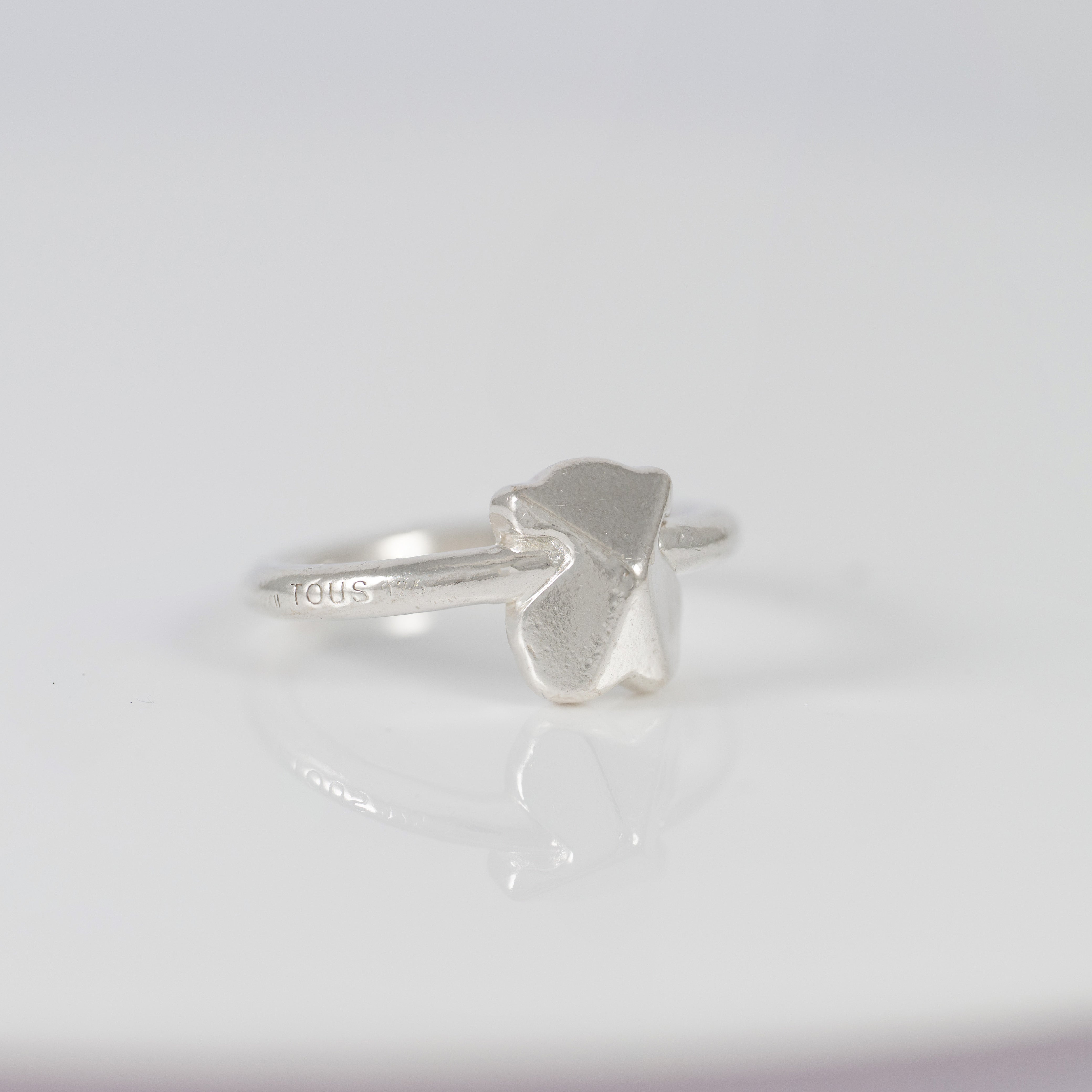 Anillo Tous en plata 925 logo Oso