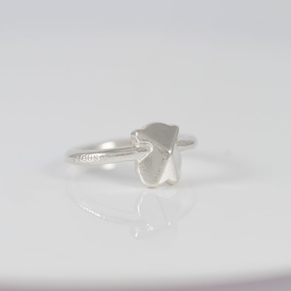 Anillo Tous en plata 925 logo Oso