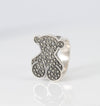 Anillo Tous en Plata 925 y Marcasita Grace