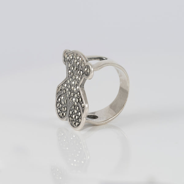 Anillo Tous en Plata 925 y Marcasita Grace