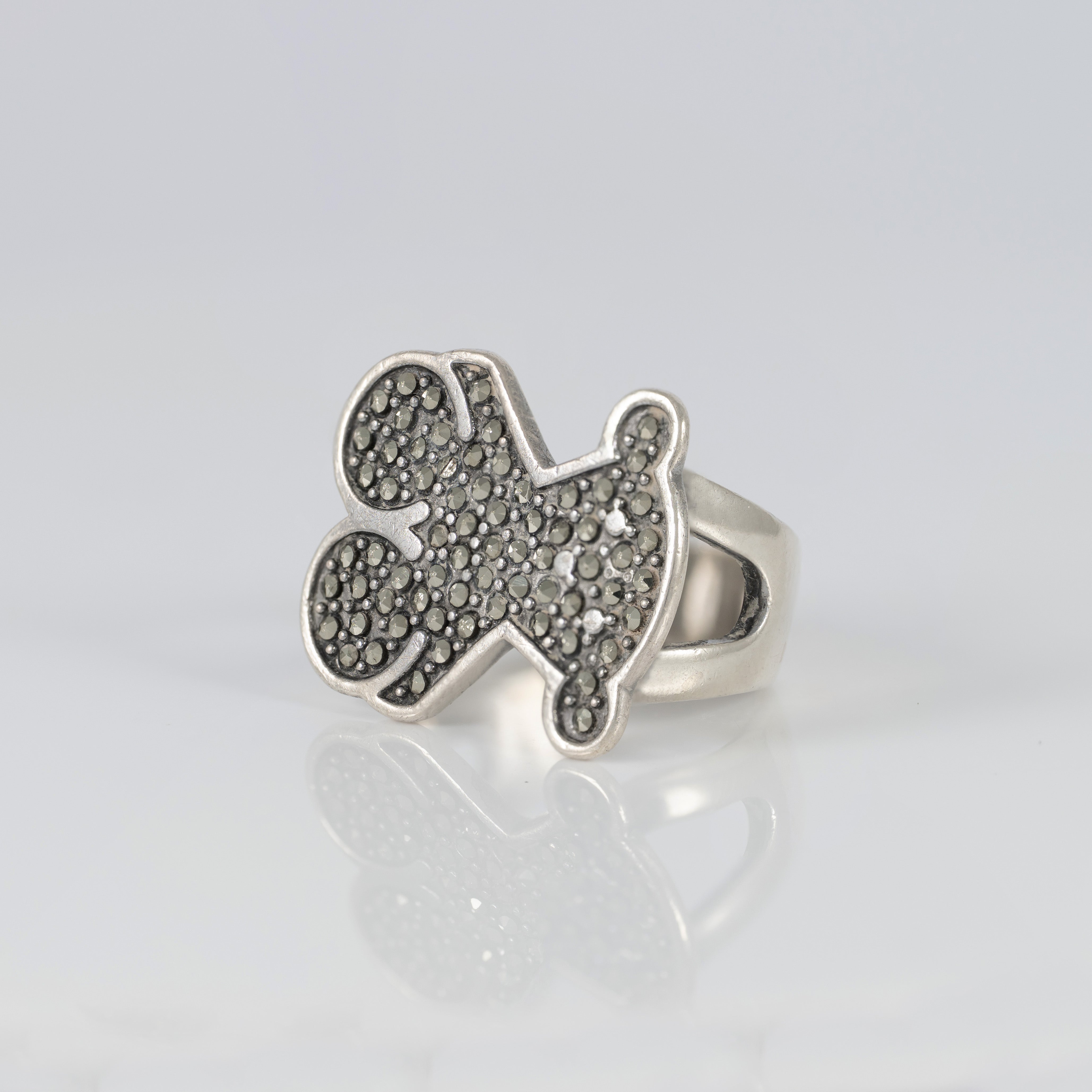 Anillo Tous en Plata 925 y Marcasita Grace