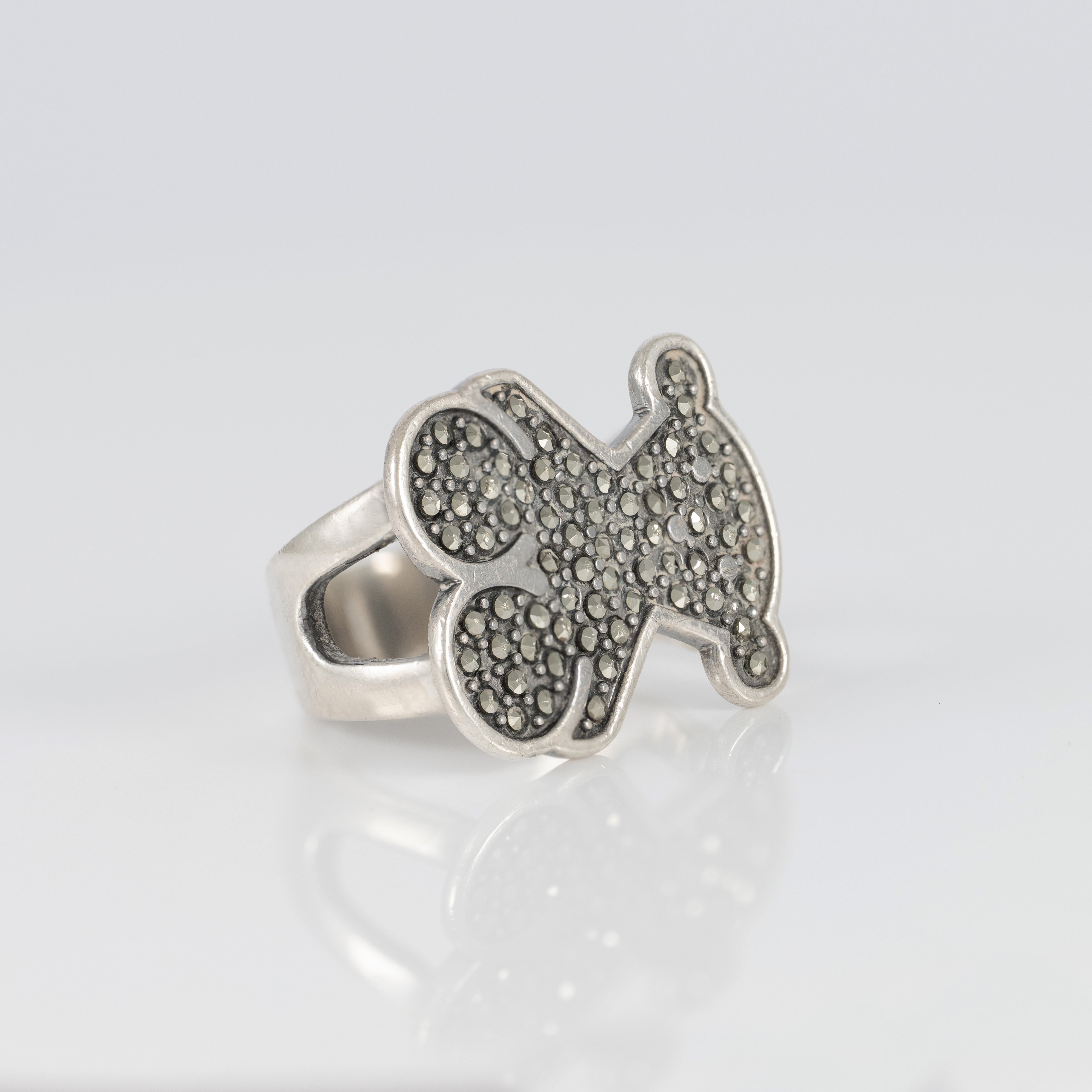 Anillo Tous en Plata 925 y Marcasita Grace