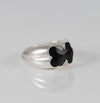 Anillo Tous de plata 925 y motivo oso en ónix Icon Color