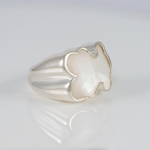 Anillo Tous de Plata 925 y Nácar motivo oso