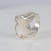 Anillo Tous de Plata 925 y Nácar motivo oso