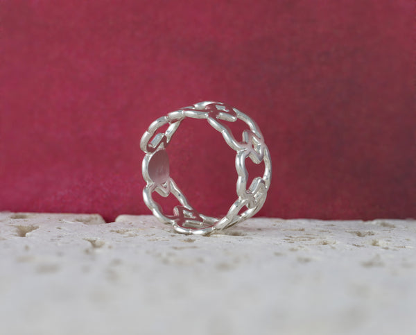 Anillo Tous en plata 925 New Carrusel con diseño de osos