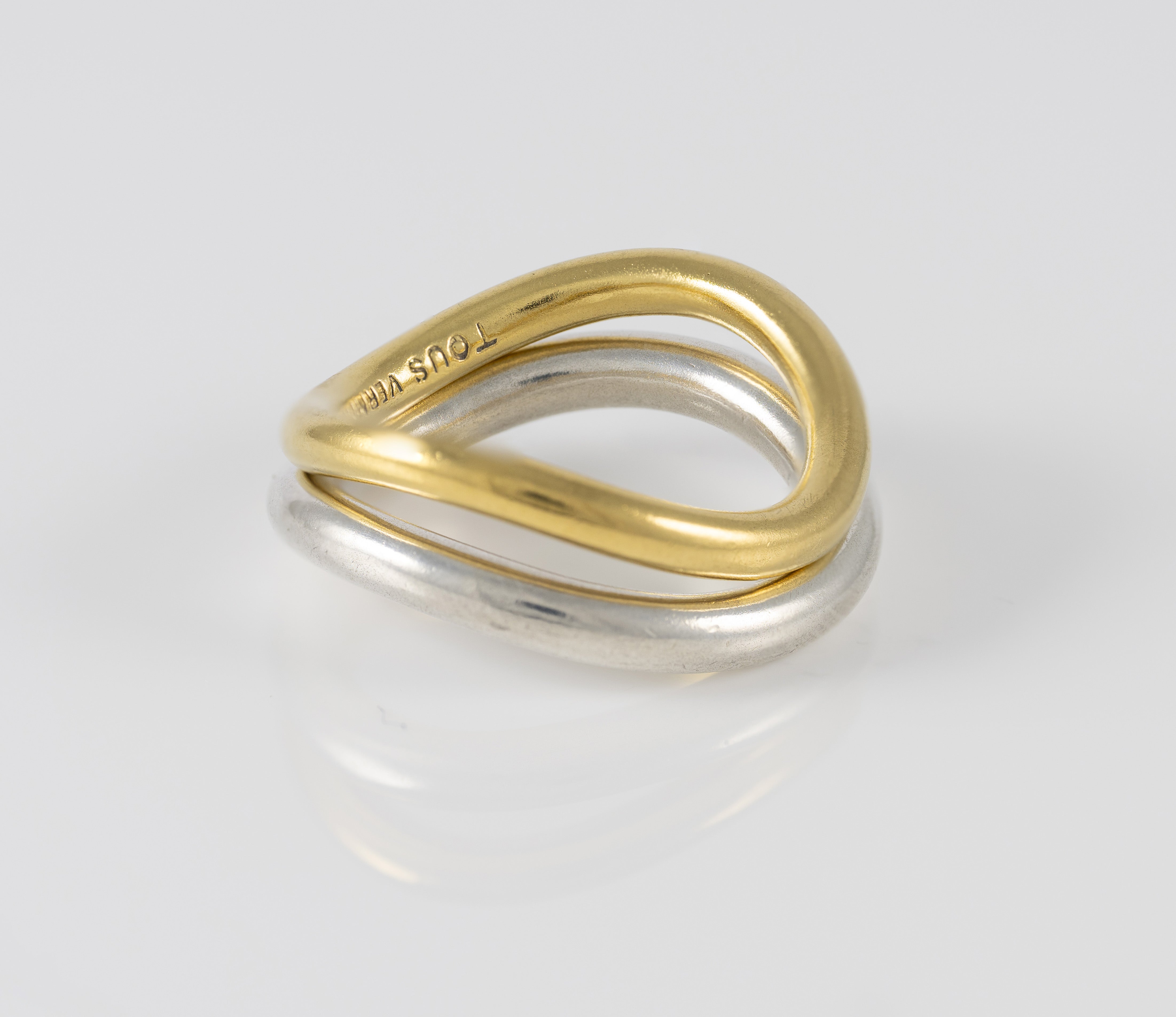 Pack de Anillos Tous plata 925 Hav Bicolor