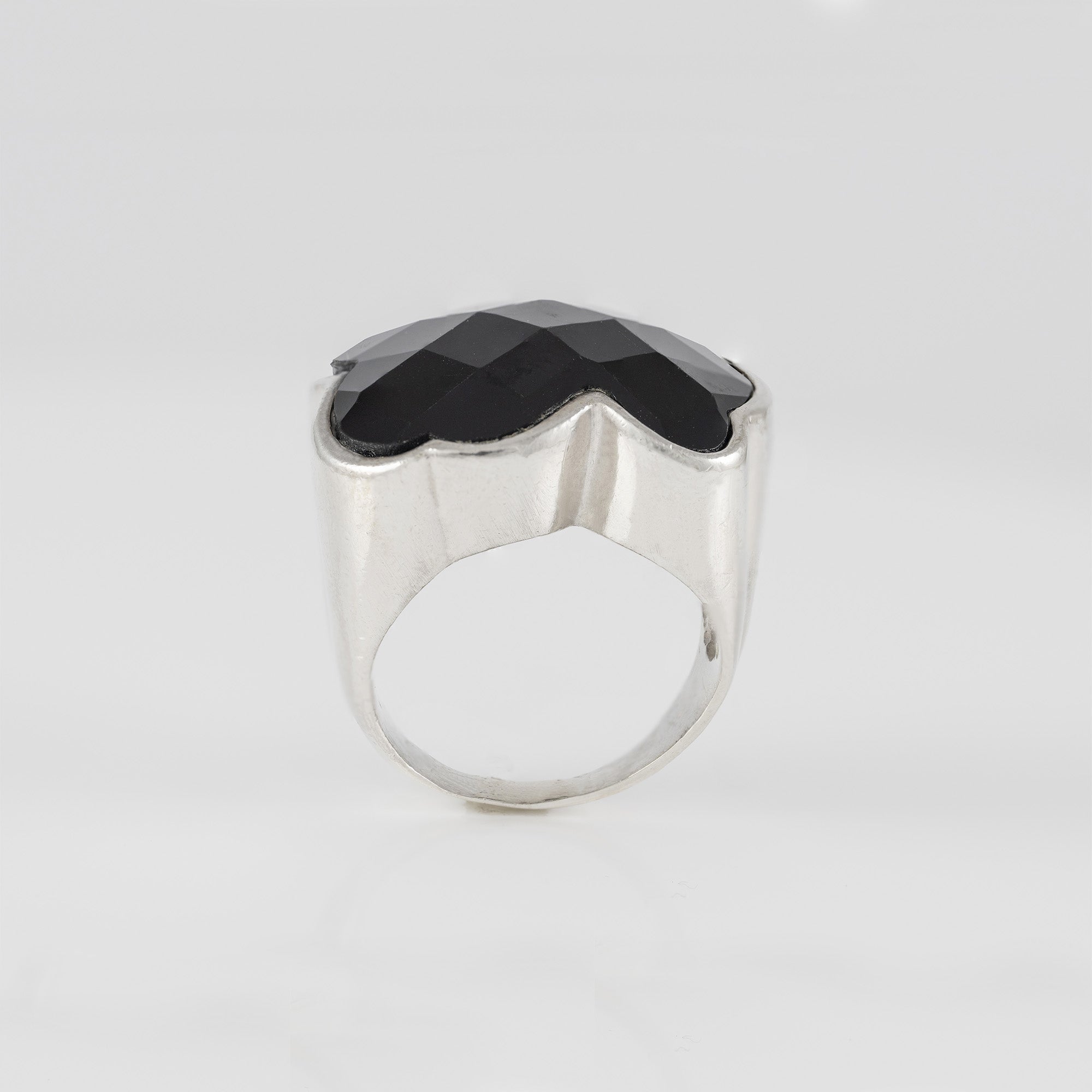 Anillo Tous en Plata 925 y ónix facetado oso Color