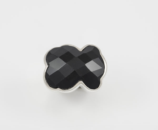 Anillo Tous en Plata 925 y ónix facetado oso Color
