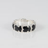 Anillo Tous en Plata 925 y osos en ónix Icon Color