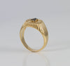 Anillo Tous de Plata Vermeil y Oso con Iolitas Iris Motif