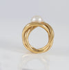 Anillo Tous en Plata Vermeil y perla cultivada Pearls