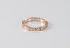 Anillo Tous de plata vermeil rosa motivos oso Straight