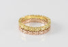 Anillo Tous de plata vermeil rosa motivos oso Straight