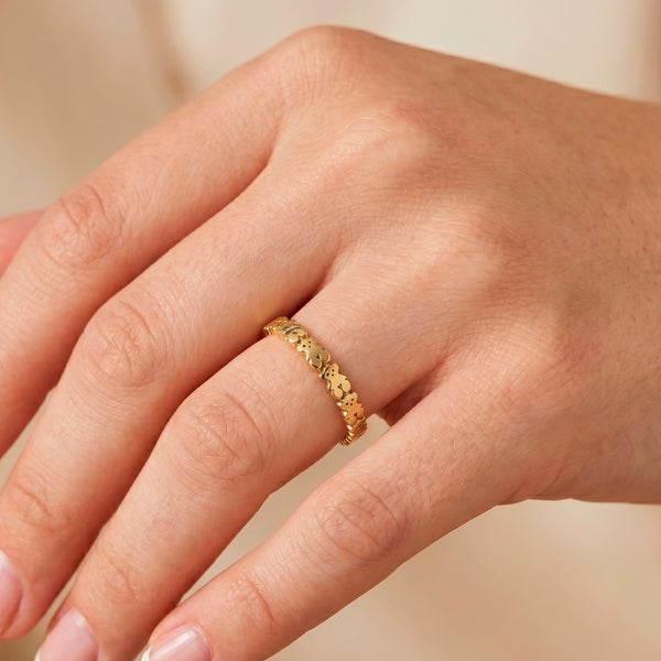 Anillo Tous en Plata Vermeil Straight