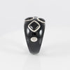 Anillo Tous de Resina Negra, Plata 925 y Ónix Domitous