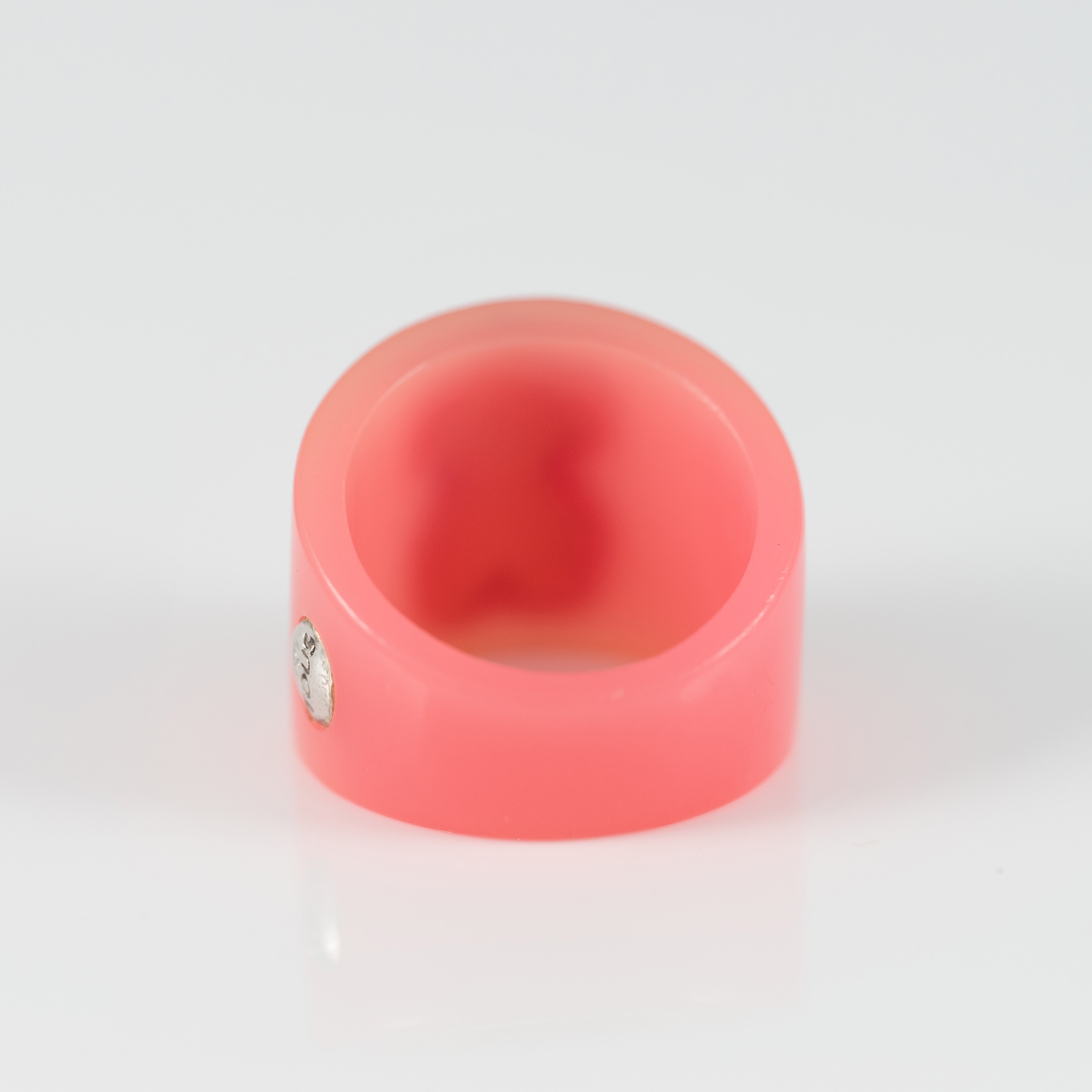 Anillo Tous de Resina rosa y Nácar motivo oso