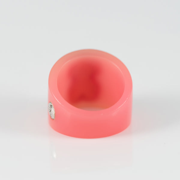 Anillo Tous de Resina rosa y Nácar motivo oso