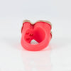 Anillo Tous Sandwich de Silicona y Plata vermeil