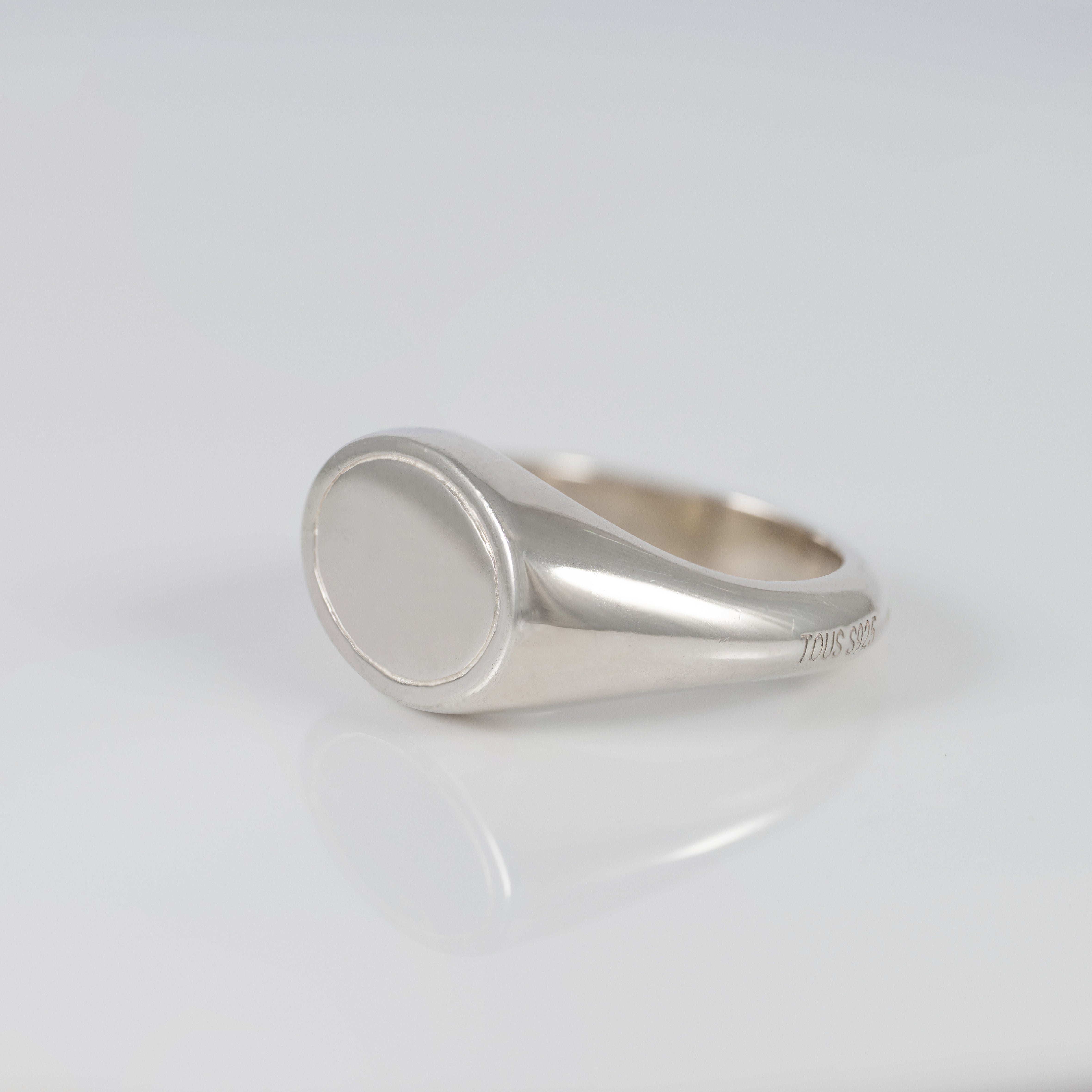 Anillo Tous sello de  Plata 925 Basics