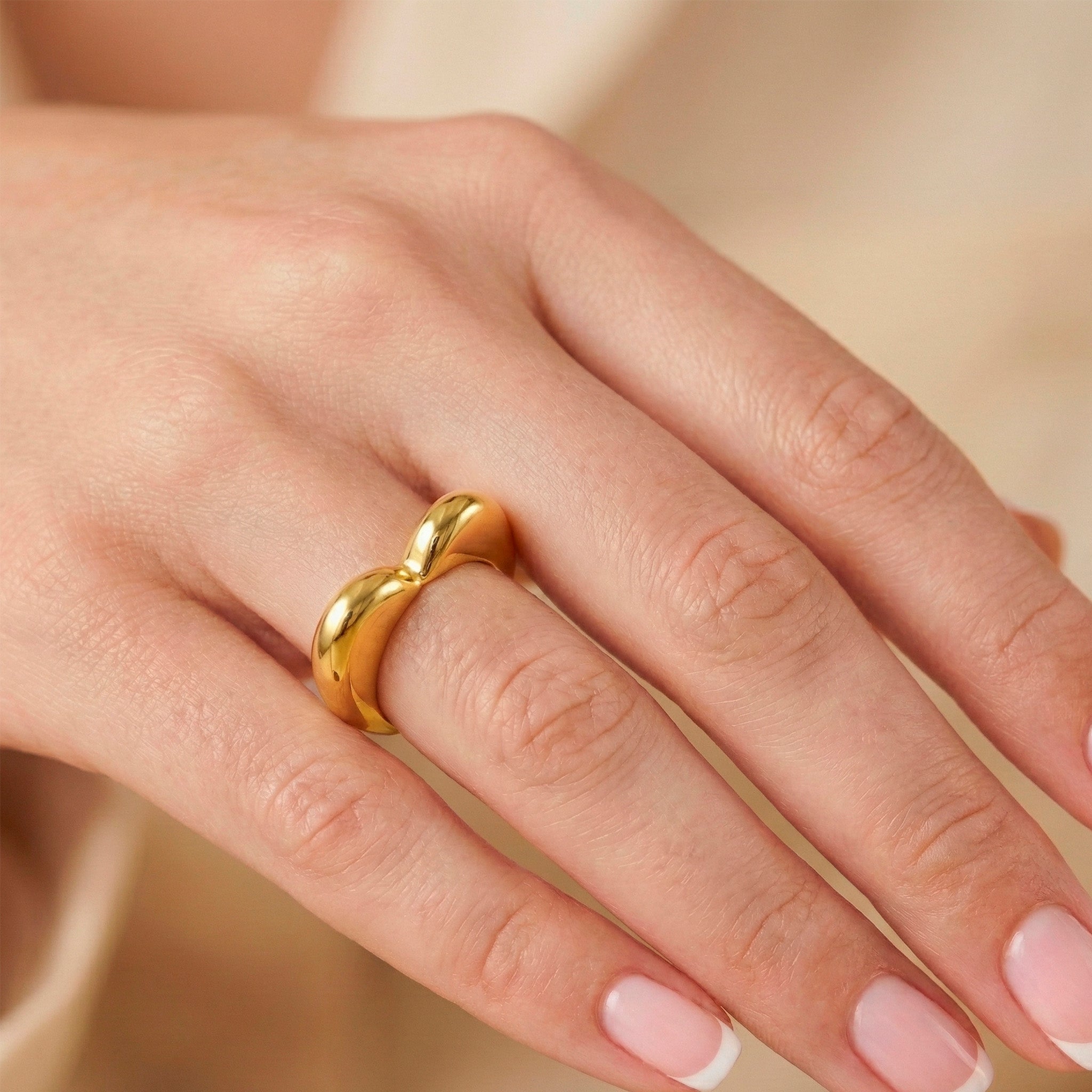 Anillo Tous de plata vermeil New Sweet Dolls forma Corazón