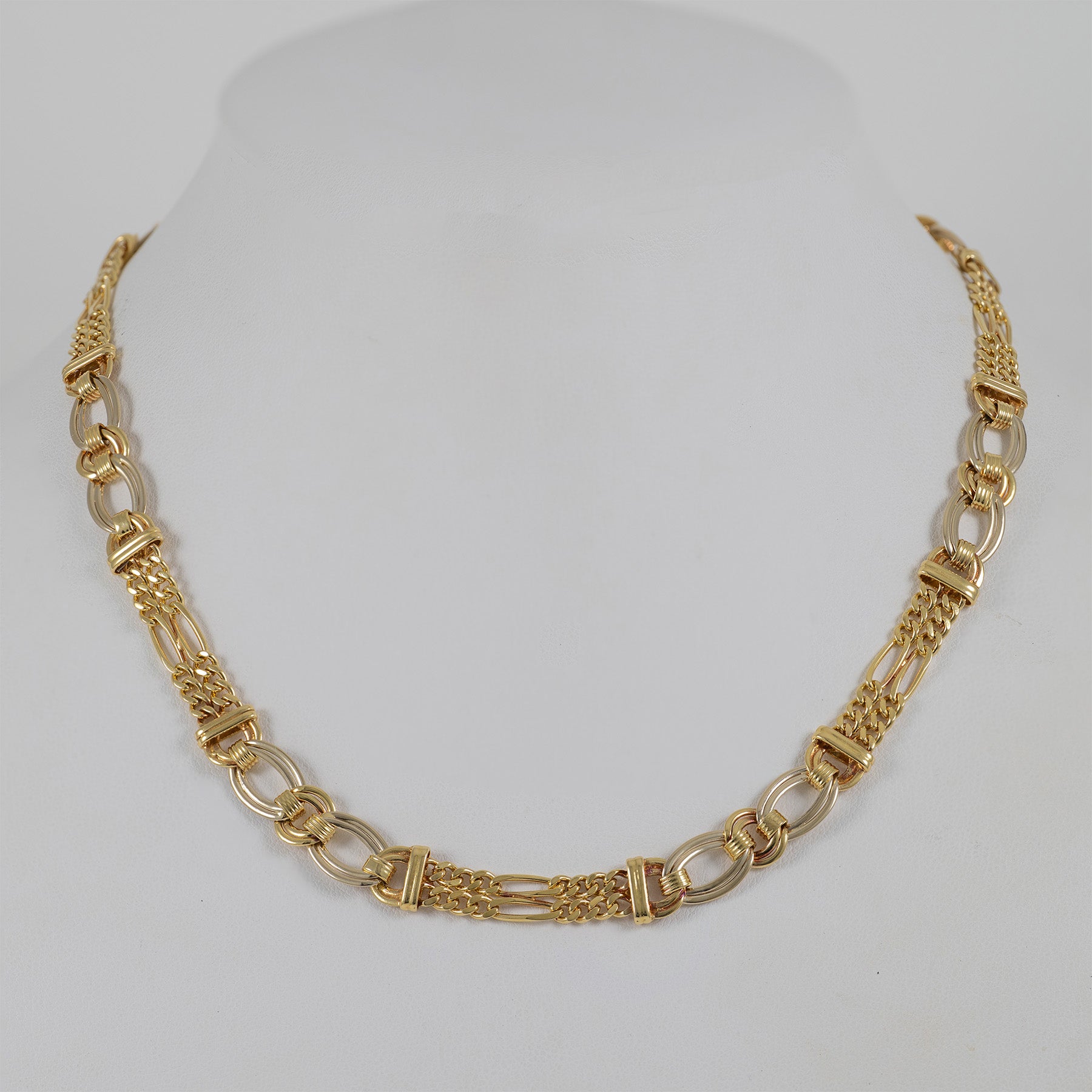 Cadena gargantilla oro 18k 750 43cm