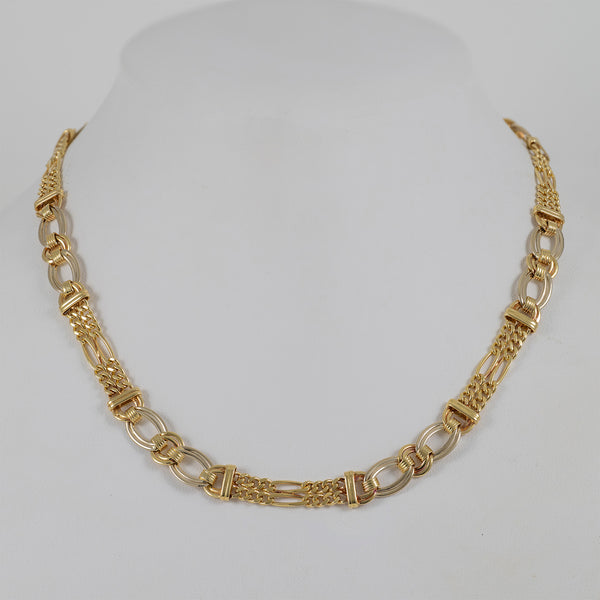 Cadena gargantilla oro 18k 750 43cm