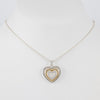 Cadena de bolas Tous con Colgante triple corazón Bickie de plata 925 y plata vermeil
