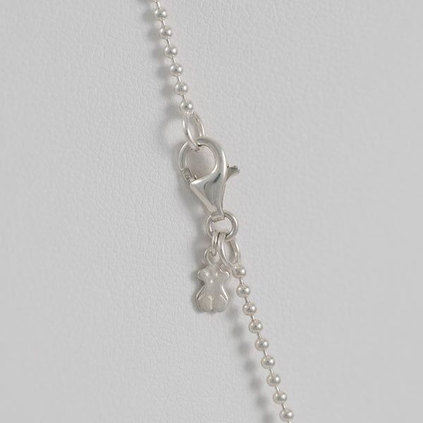 Cadena de bolas Tous con Colgante triple corazón Bickie de plata 925 y plata vermeil