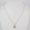 Cadena con colgante Pandora ME bicolor en plata 925 Bee Medallion