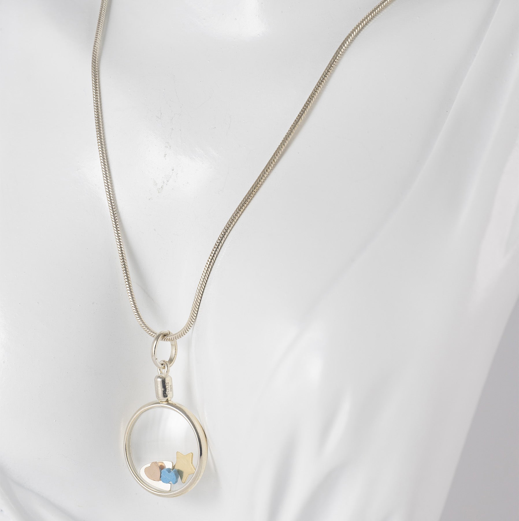 Cadena con colgante personalizado Tous letra A en plata 925