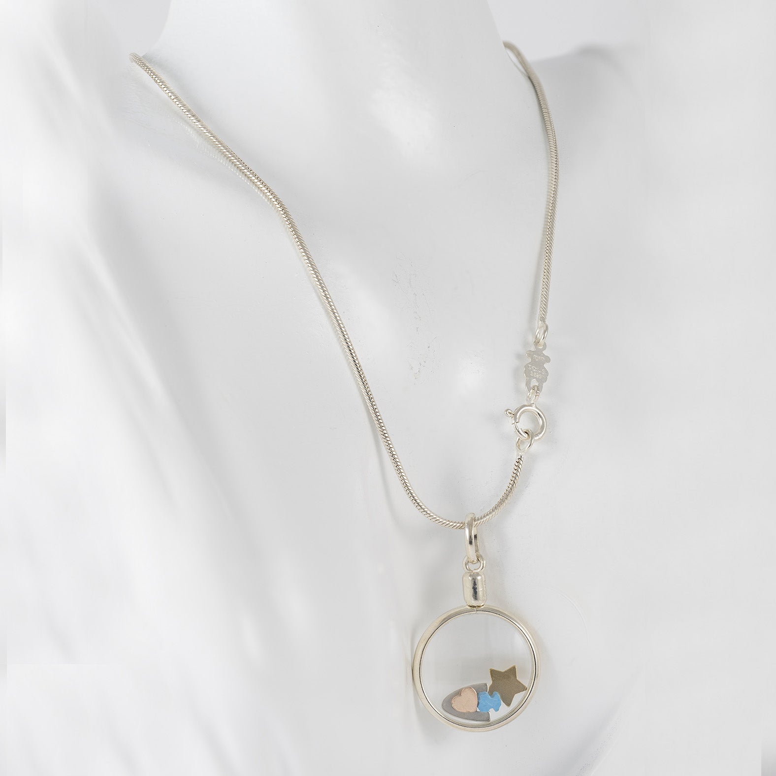 Cadena con colgante personalizado Tous letra A en plata 925