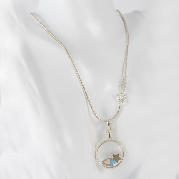 Cadena con colgante personalizado Tous letra A en plata 925