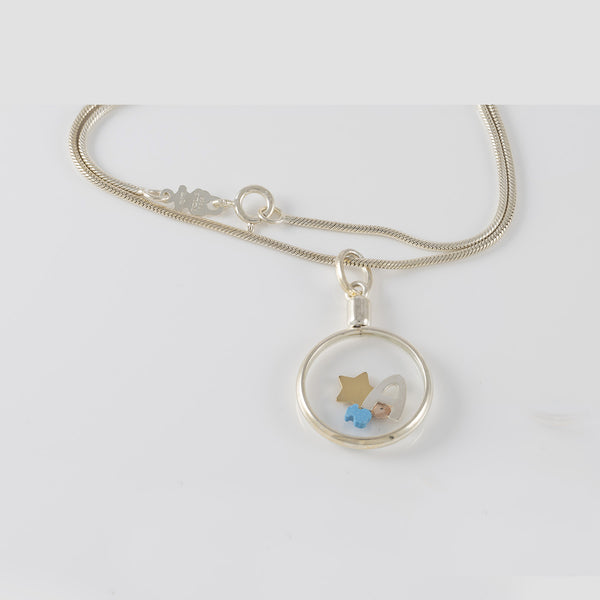 Cadena con colgante personalizado Tous letra A en plata 925