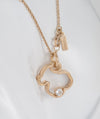 Cadena con colgante Tous Eklat de Plata Vermeil Rosa con Topacio