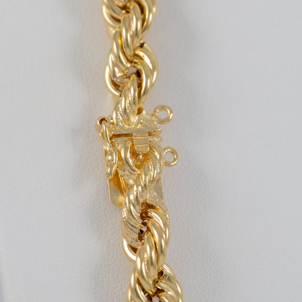 Cadena cordón oro 18k 750 64cm