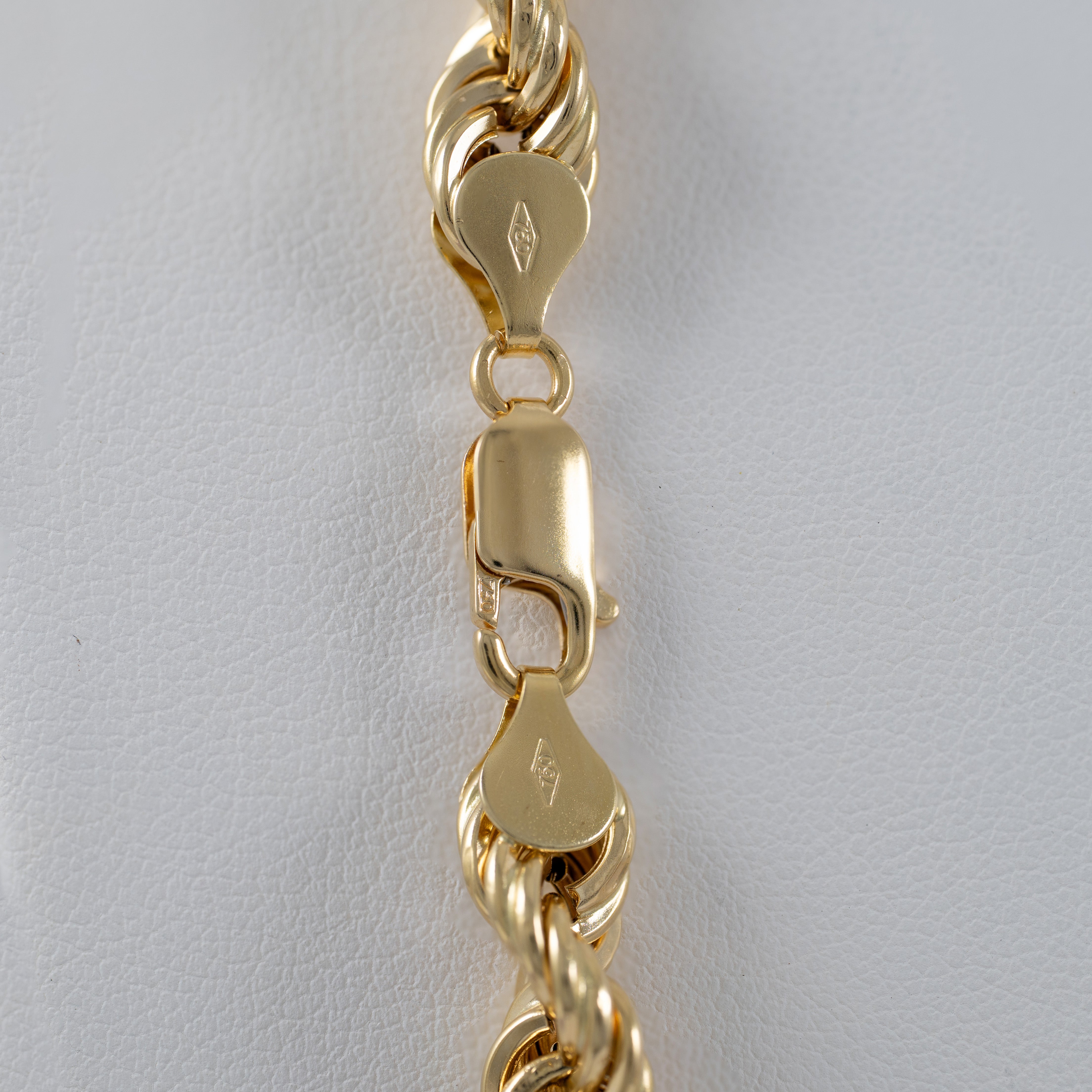 Cadena cordón oro 18k 750 60cm