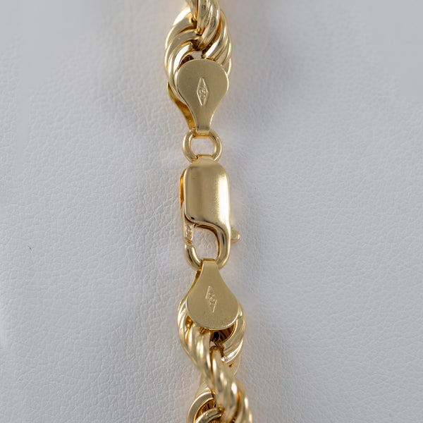 Cadena cordón oro 18k 750 60cm