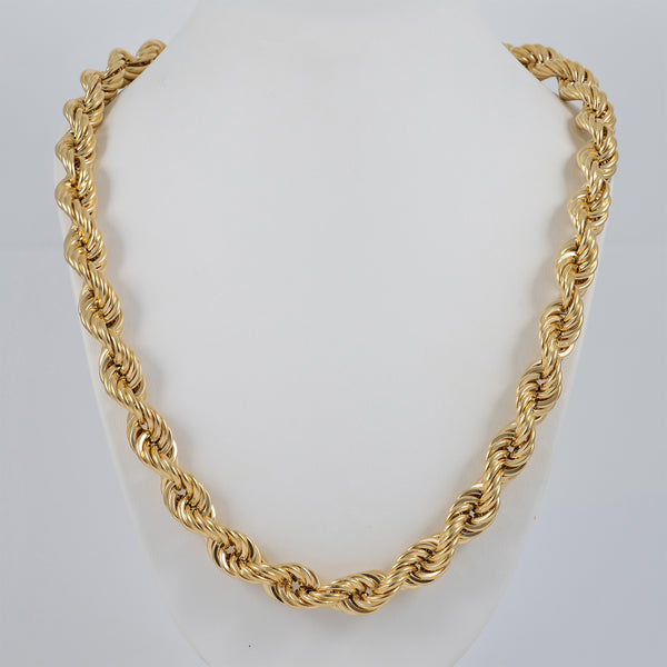 Cadena cordón oro 18k 750 65cm