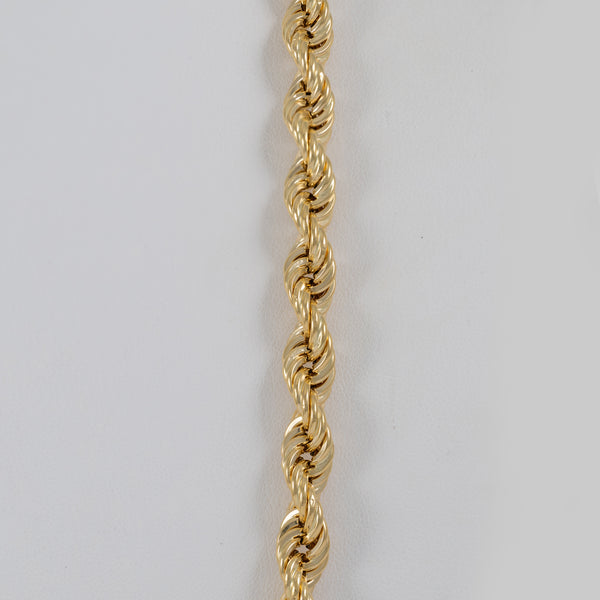 Cadena cordón oro 18k 750 60cm