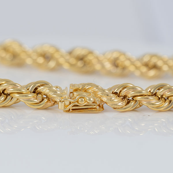 Cadena cordón oro 18k 750 64cm