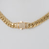 Cadena barbada cubana oro 18k 750 60cm
