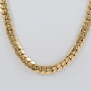Cadena barbada cubana oro 18k 750 60cm