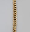 Cadena barbada cubana oro 18k 750 60cm