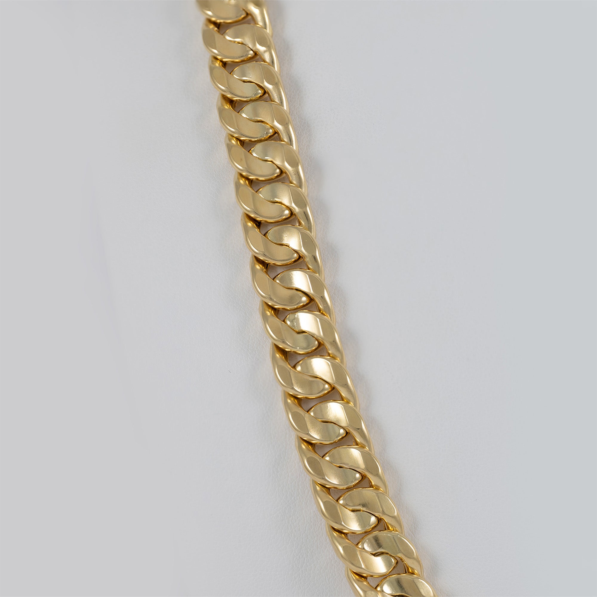Cadena barbada oro 18k 750 60cm