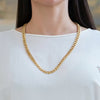 Cadena barbada oro 18k 750 63cm